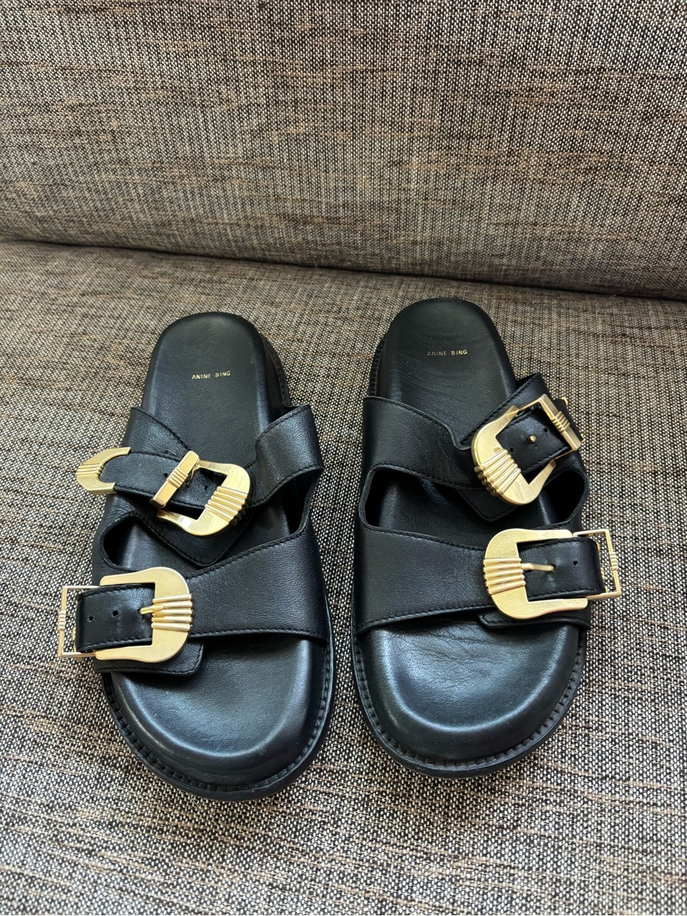 Anine Bing Buckled Sandals